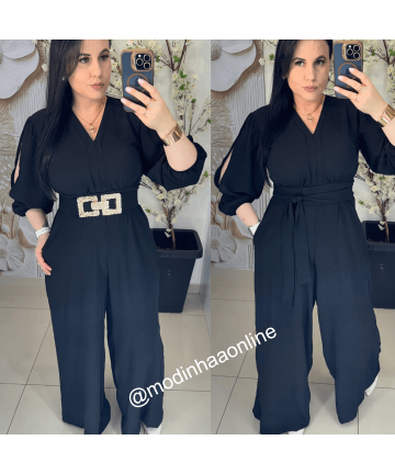 Macacão Julia Preto